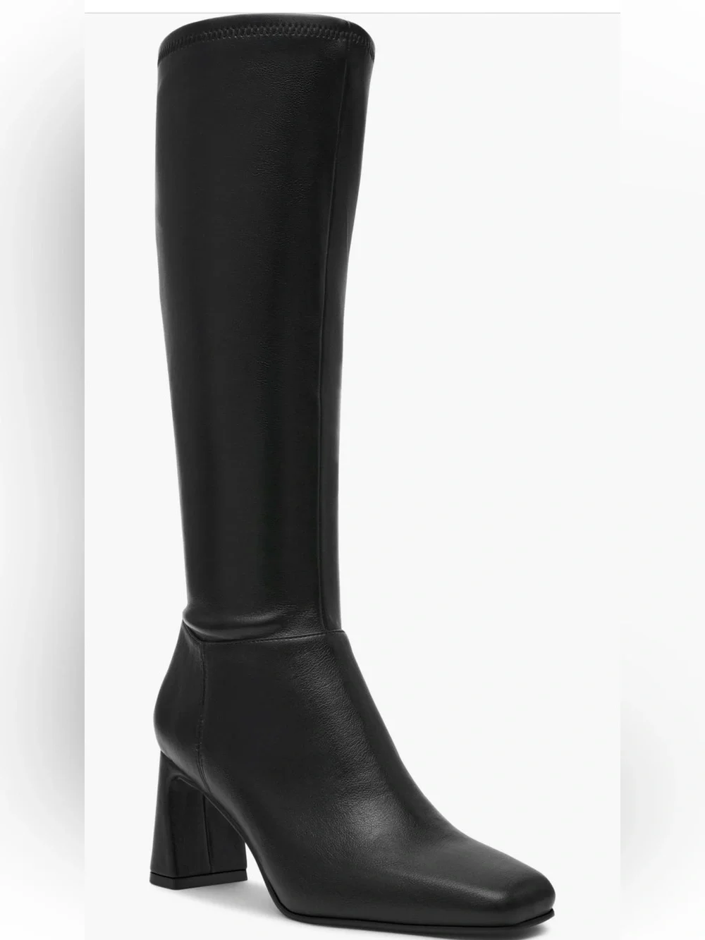 Steve Madden Black Hunny Knee High Boots NWT